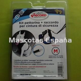 RECORD Petral+Ramal Seguridad Coche (Acolchado) M Cuello(44-68cm) Pecho(58-78) - Imagen 1